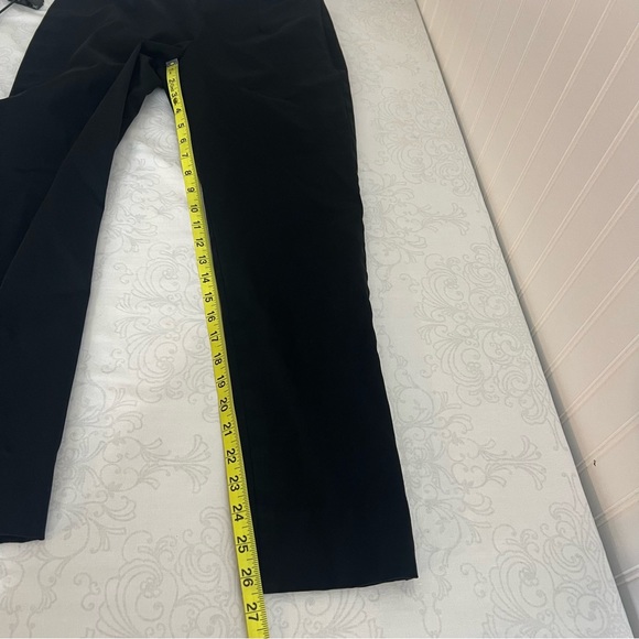 🚨Theory Basic Black Ankle Slit Work Pants with Side Zipper Size 4 - Picture 16 of 16